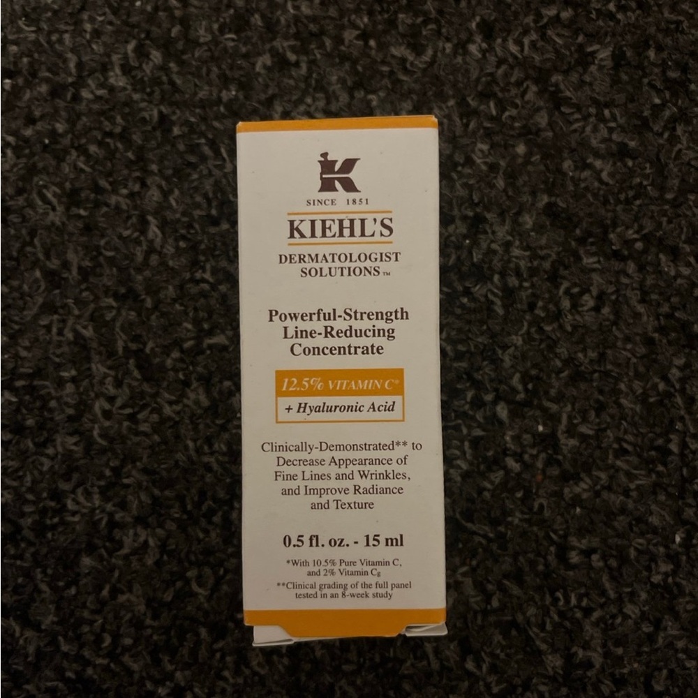 SOLD ON MERCARI  Kiehl's Vitamin C Line-Reducing Concentrate with Orange Accents